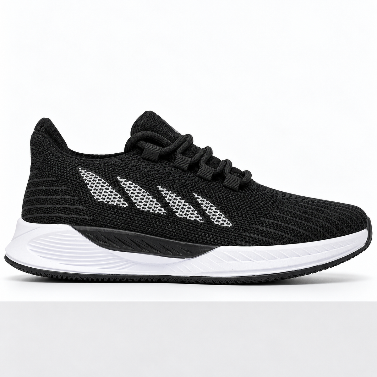 Wipper 8011 Unisex Siyah Beyaz Spor Ayakkabı
