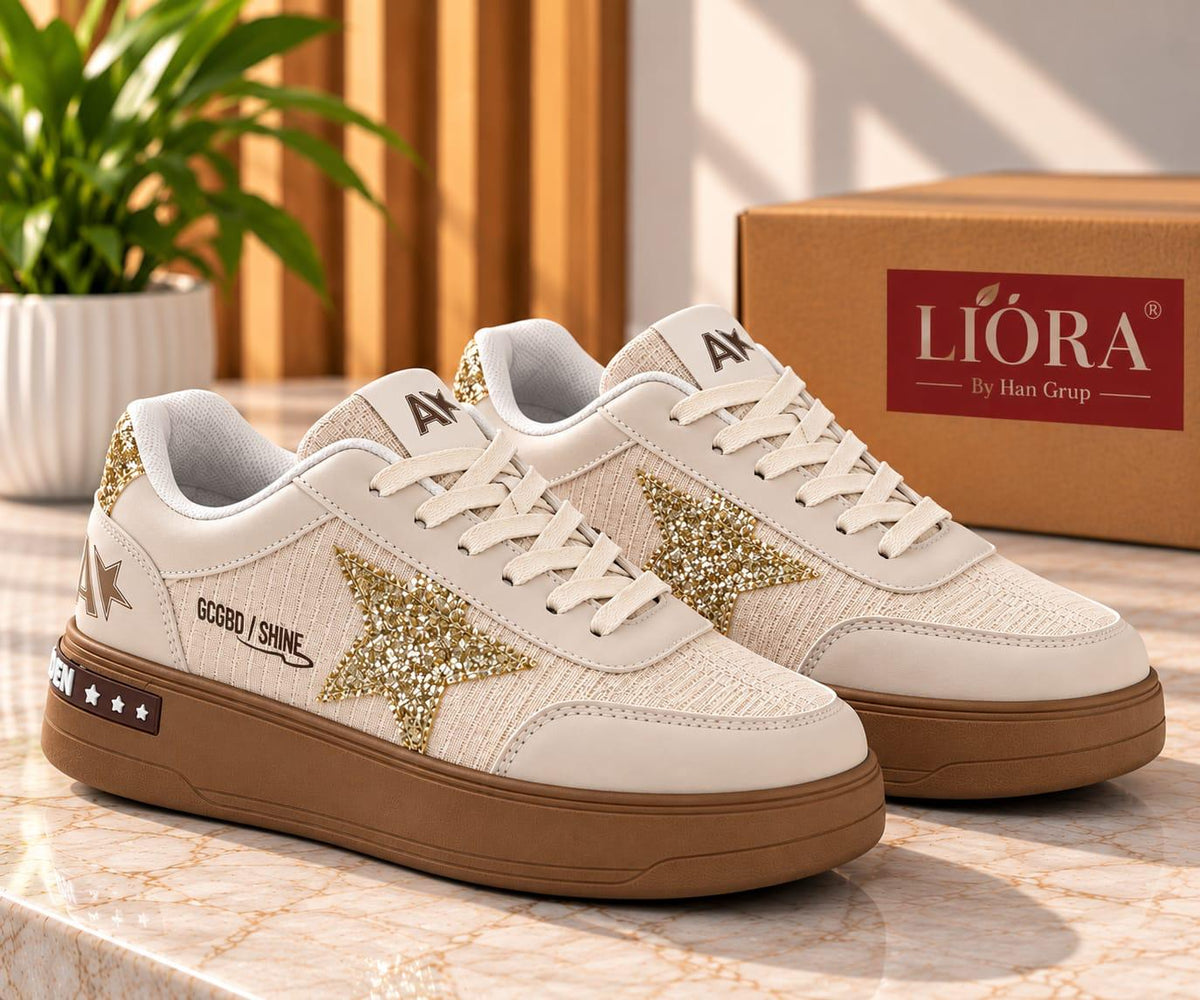LIORA Taş/Bej Sneaker