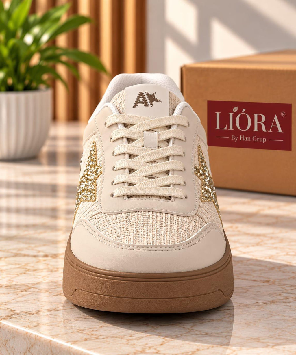 LIORA Taş/Bej Sneaker