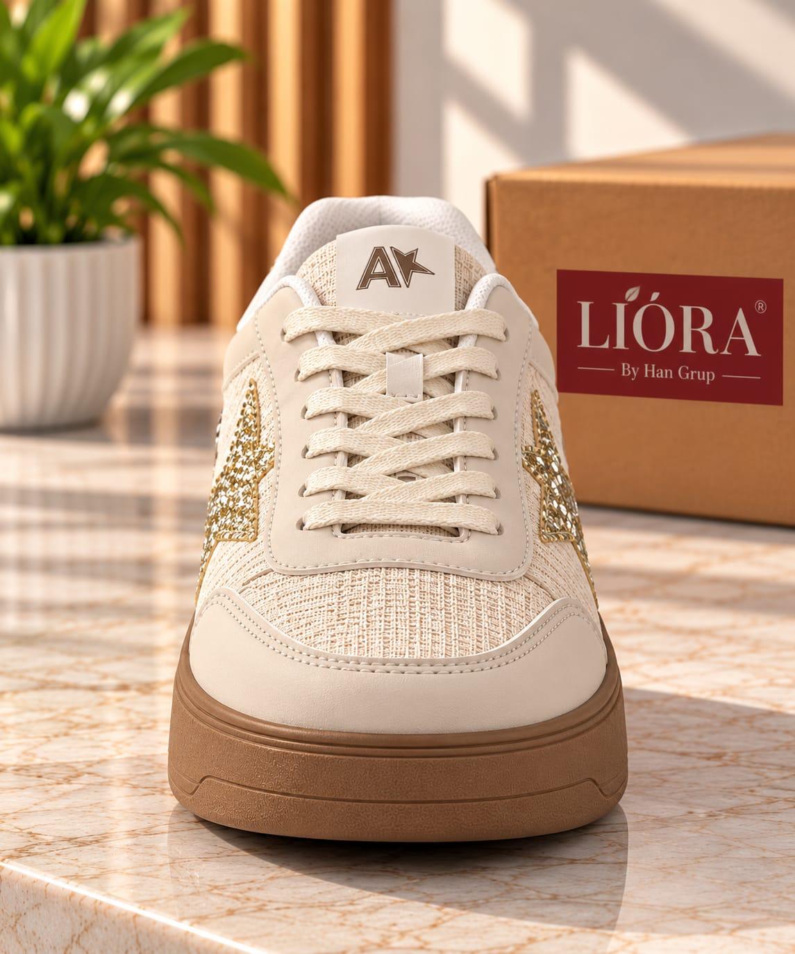 LIORA Taş/Bej Sneaker