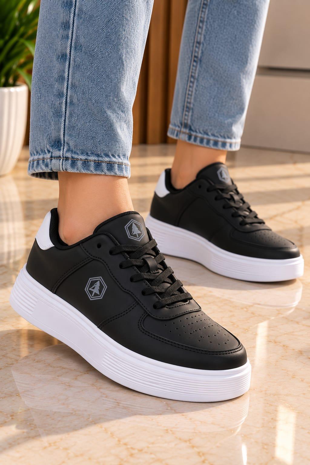 LIORA Siyah-Beyaz Sneaker